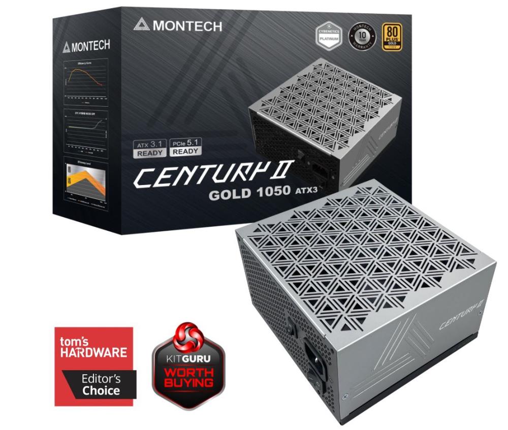 Montech Century II 1050W ATX maitinimo blokas