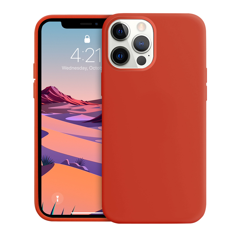 Crong Color Cover - iPhone 12 Pro Max dėklas (raudonas)
