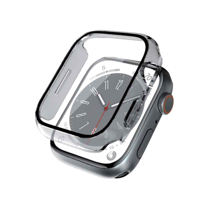 Crong Hybrid Watch dėklas - dėklas with Glass Apple Watch 40mm (Clear)