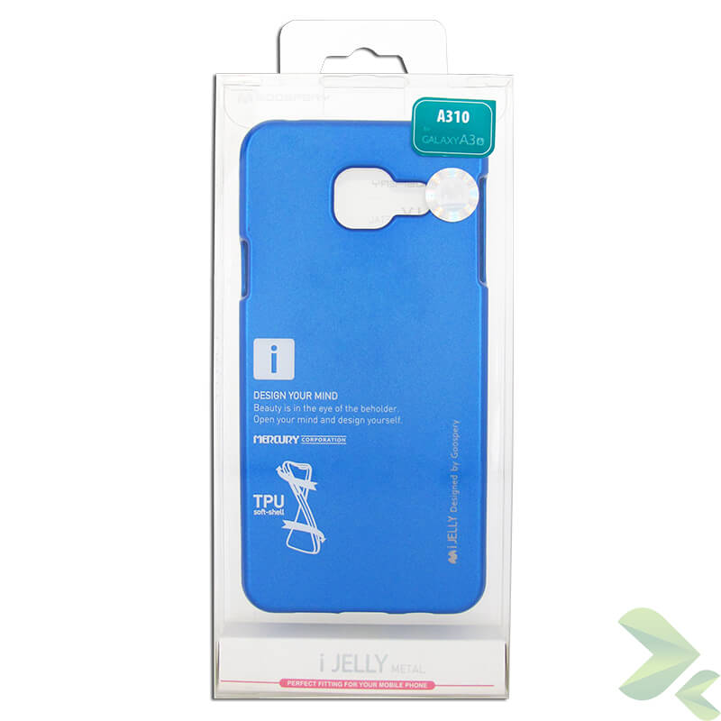 Mercury I-Jelly - dėklas Samsung Galaxy A3 (2016) (mėlynas)