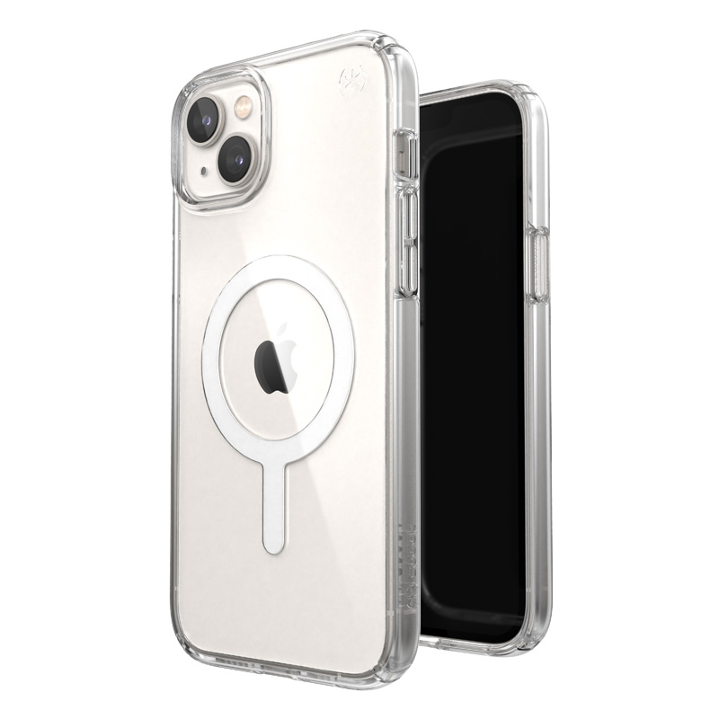 Speck Presidio Perfect-Clear + MagSafe - iPhone 15 Plus / iPhone 14 Plus dėklas (Clear)