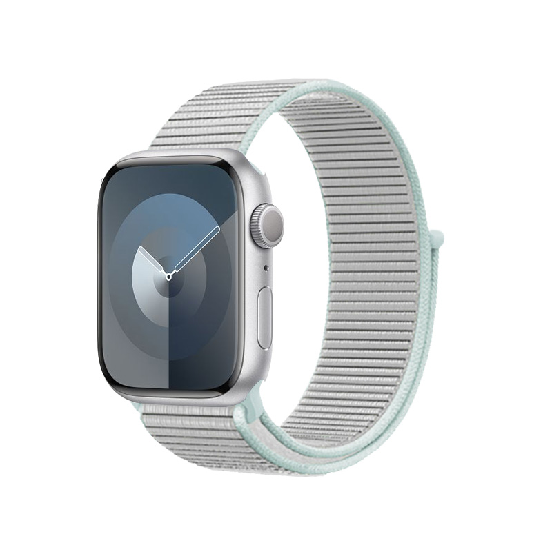 Crong Nylon - sporto Band Apple Watch 38/40/41/42 mm (Pastel pilkas)