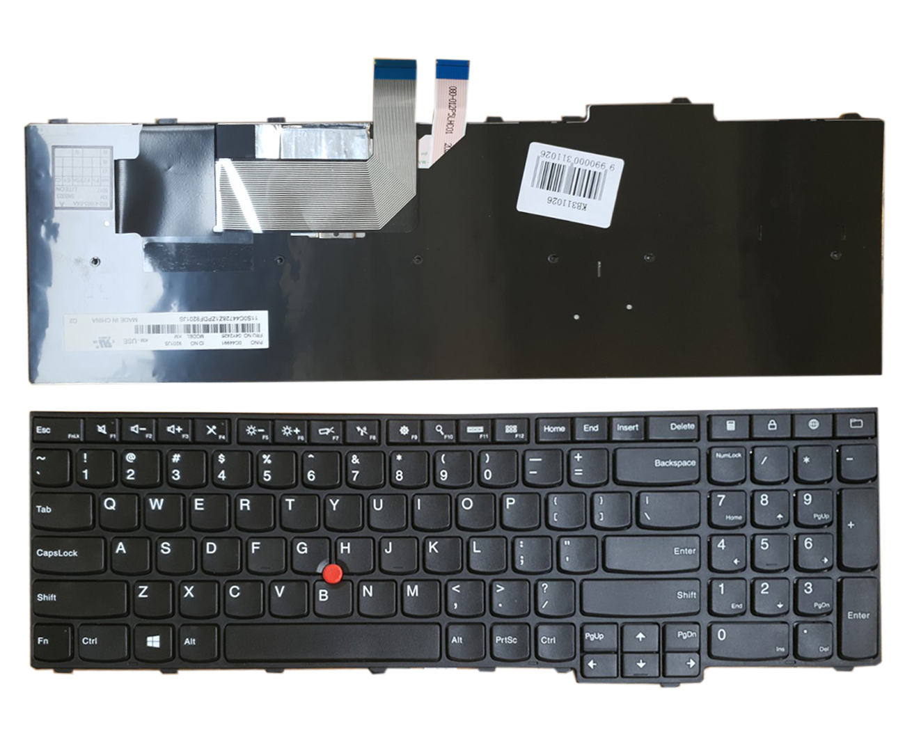 Klaviatūra LENOVO ThinkPad: T540, T540P, W540, E531, E540, L540, KM-105U