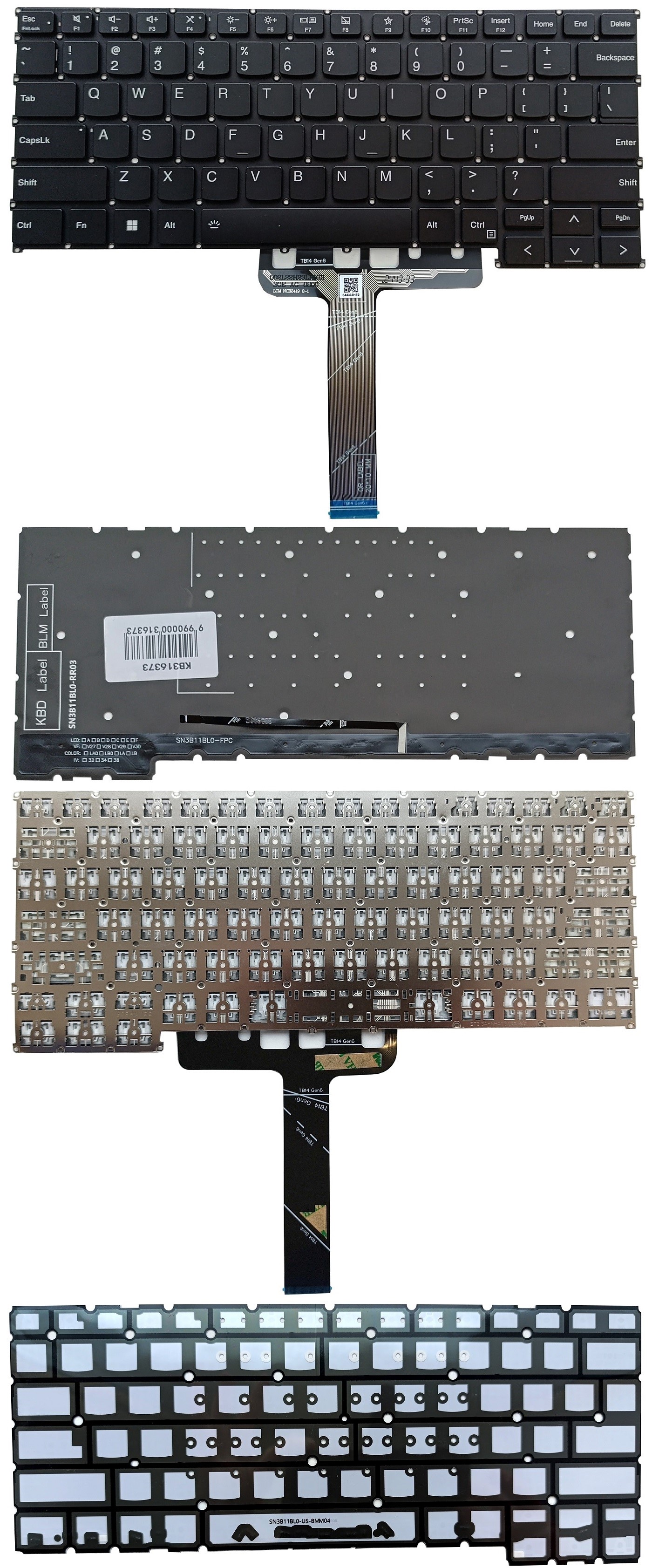 Klaviatūra LENOVO Thinkbook 14 G6 IRL, su pašvietimu, US