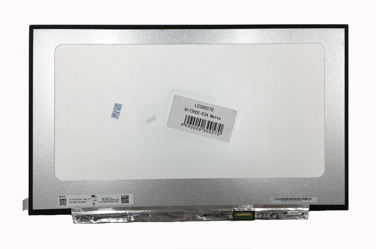 Ekranas 17.3", 1920x1080, 60Hz, matinis, 30pin, dešinėje, IPS