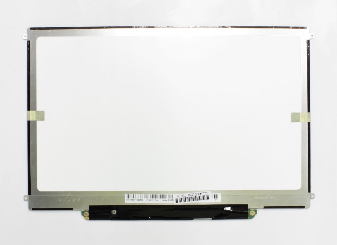 Ekranas 13.3", 1280x800, 60Hz, blizgus, 30pin, dešinėje