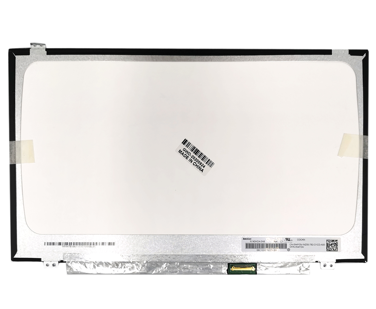 Ekranas 14.0", 1920x1080, 60Hz, matinis, 30pin, dešinėje, IPS