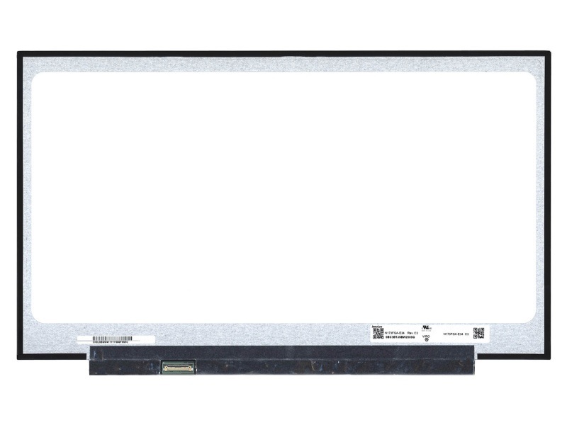 Ekranas 17.3", 1600x900, 60Hz, matinis, 30pin, kairėje