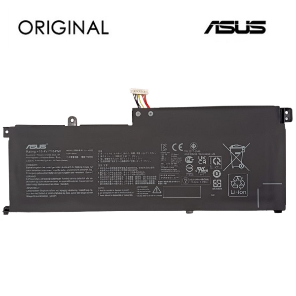 Nešiojamo kompiuterio baterija ASUS C41N2002, 4115mAh, Original