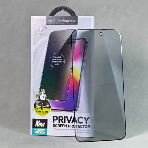 Apsauginis stikliukas "Privacy 5D" Xiaomi Redmi Note 13 Pro 4G / Poco M6 Pro 4G (Blister)