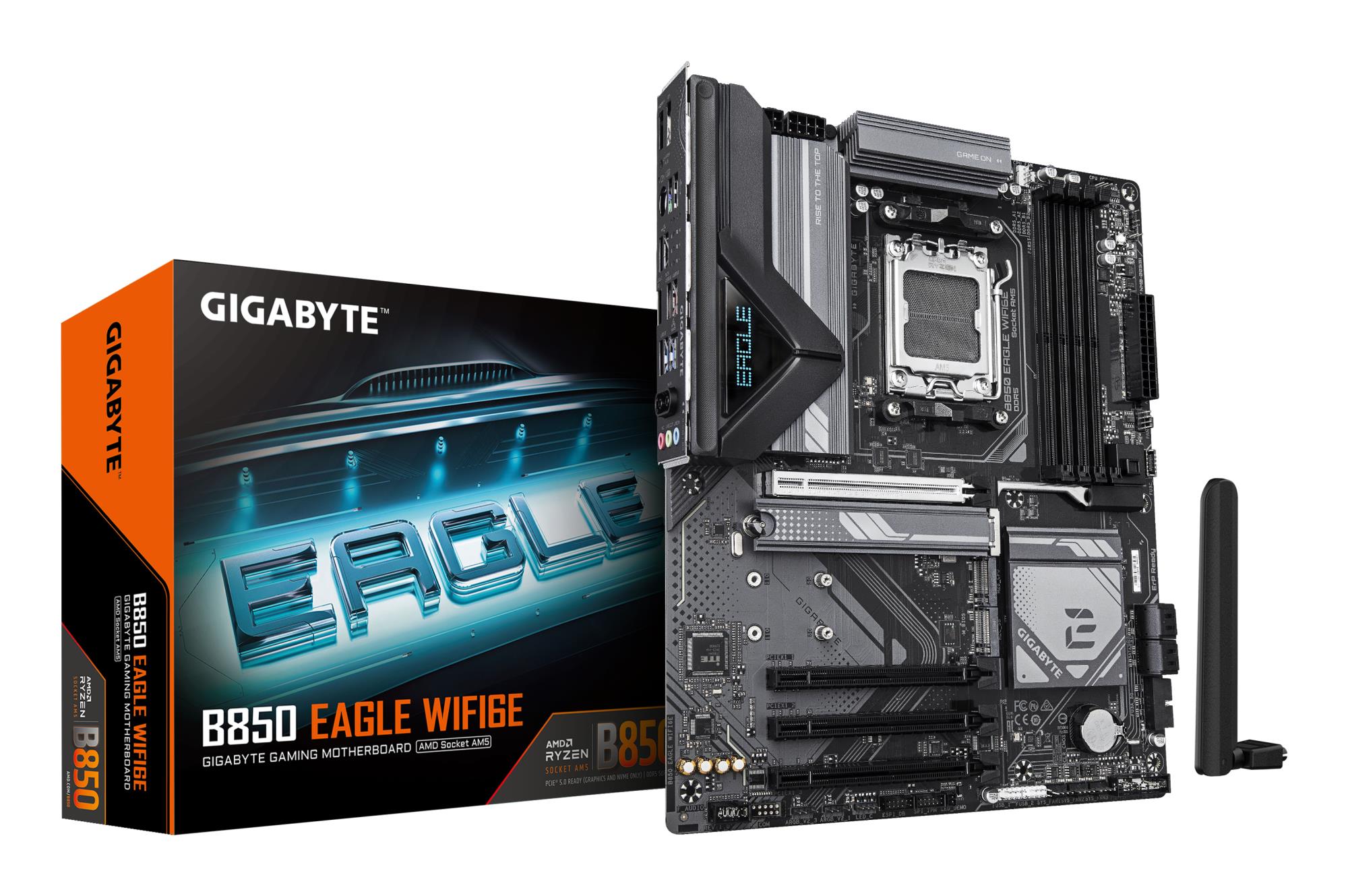Pagrindinė plokštė GIGABYTE B850 Eagle WiFi6E AMD B850 SAM5 ATX DDR5