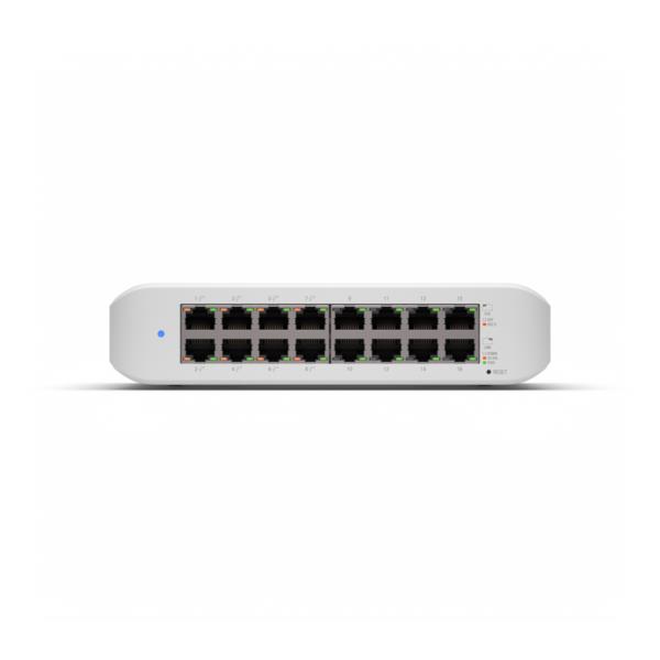 Komutatorius UBIQUITI USW-LITE-16-POE L2 16 prievadų PoE+ 45W