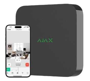 Ajax DC tinklo vaizdo įrašytuvas 8 kanalų juodas