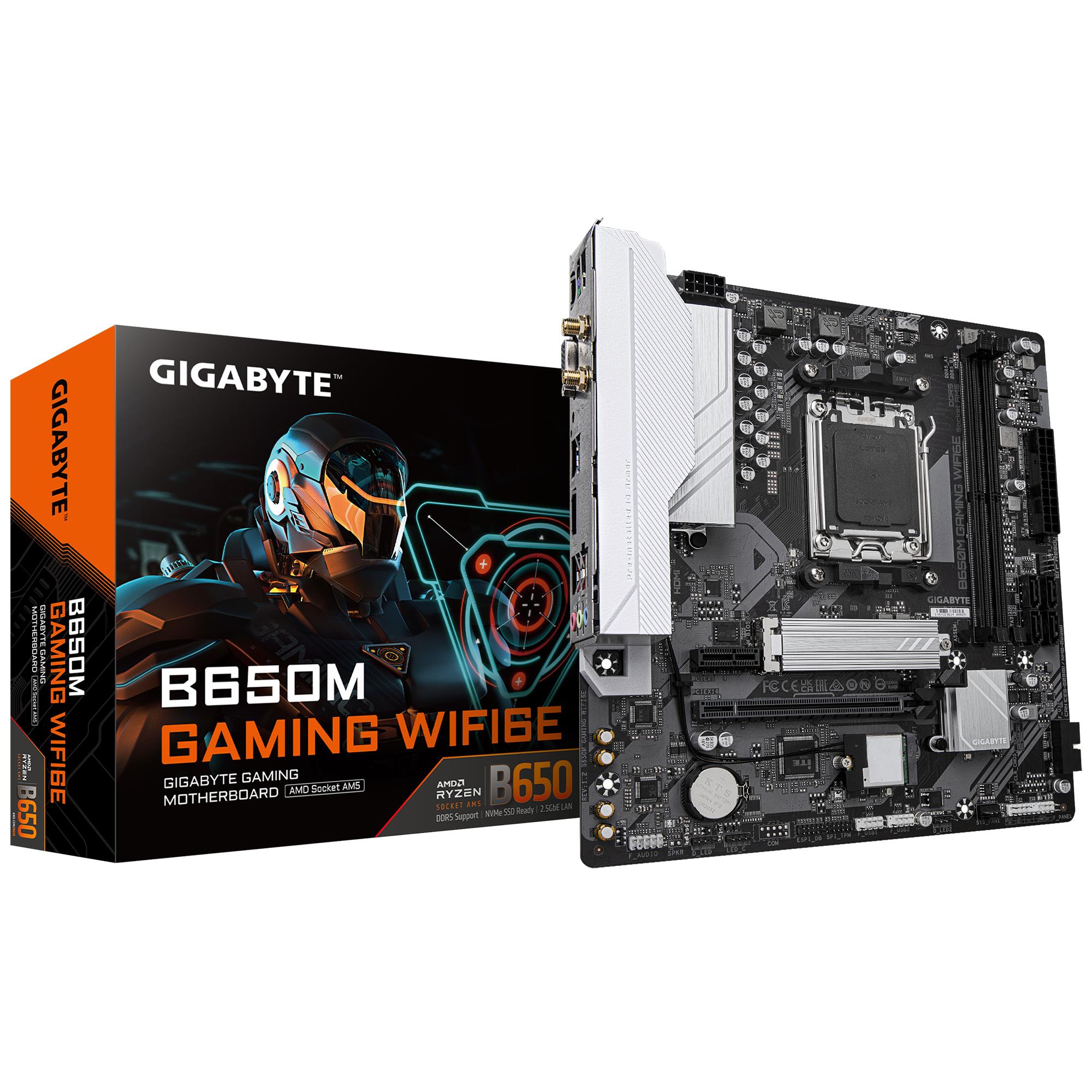 Pagrindinė plokštė GIGABYTE AMD B650 SAM5 Micro-ATX DDR5